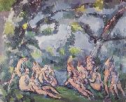 Paul Cezanne The Bathers oil painting on canvas
